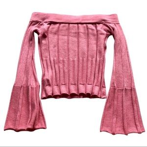Finders Keepers Pink Off The Shoulder Top